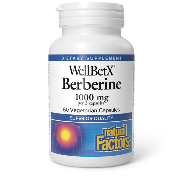 NATURAL FACTORS WELL BETX BERBERINE 1000MG