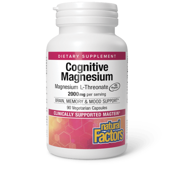 NATURAL FACTORS COGNITIVE MAG 90 VEG CAPSULES