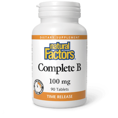 NATURAL FACTORS COMPLETE B 100 MG 90 TABLETS