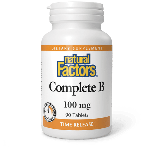 NATURAL FACTORS COMPLETE B 100 MG 90 TABLETS