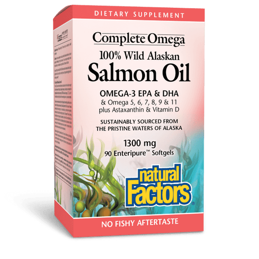 NATURAL FACTORS COMPLETE OMEGA 1300MG 90 CAPSULES SG