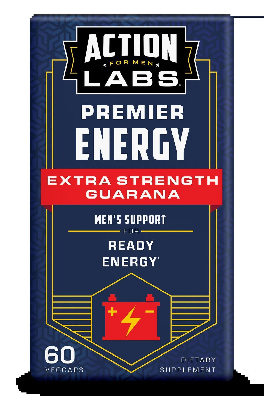 ACTION LABS ENERGY W/GUARANA 60CAPS (B27)