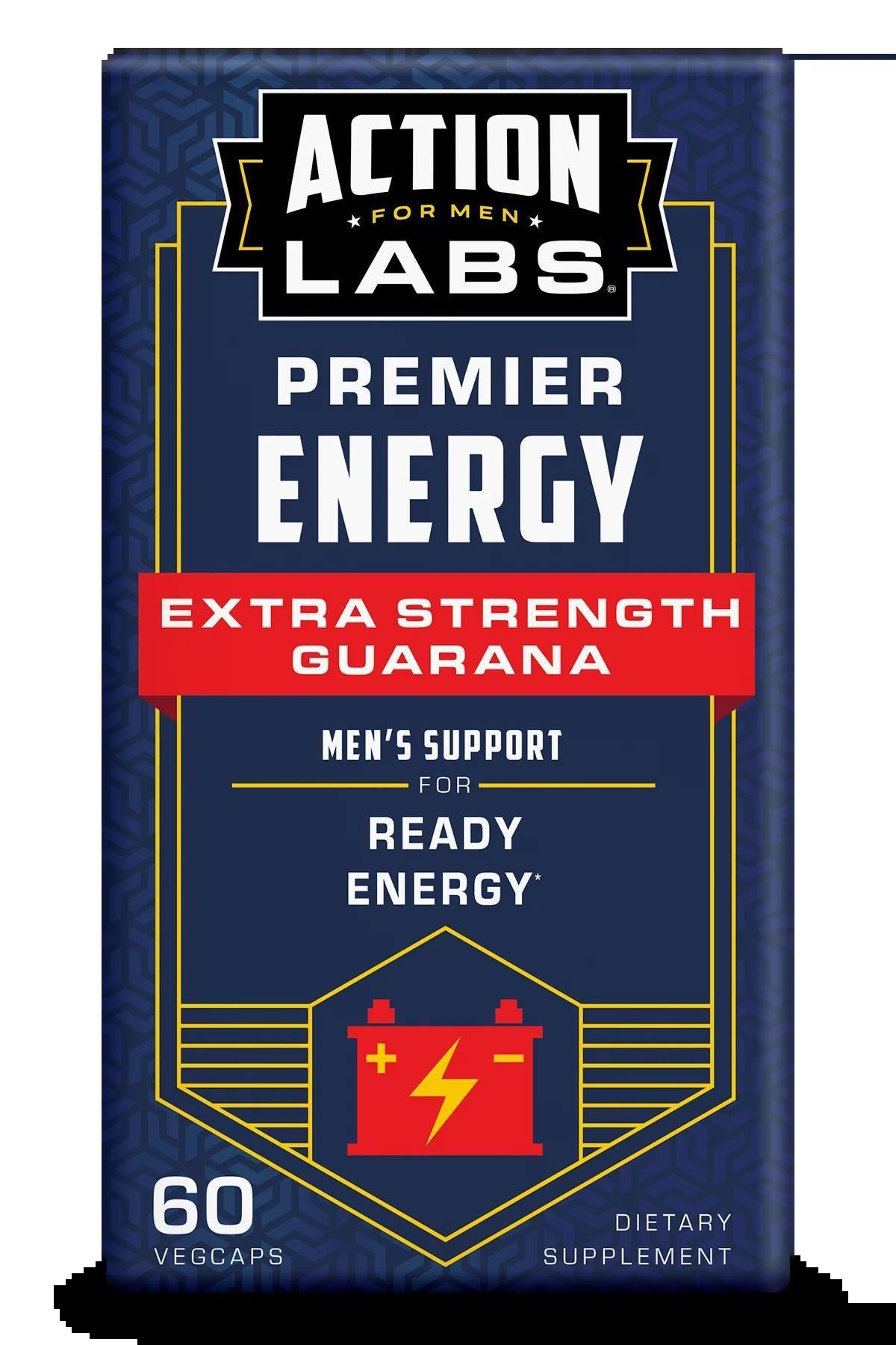 ACTION LABS ENERGY W/GUARANA 60CAPS (B27)