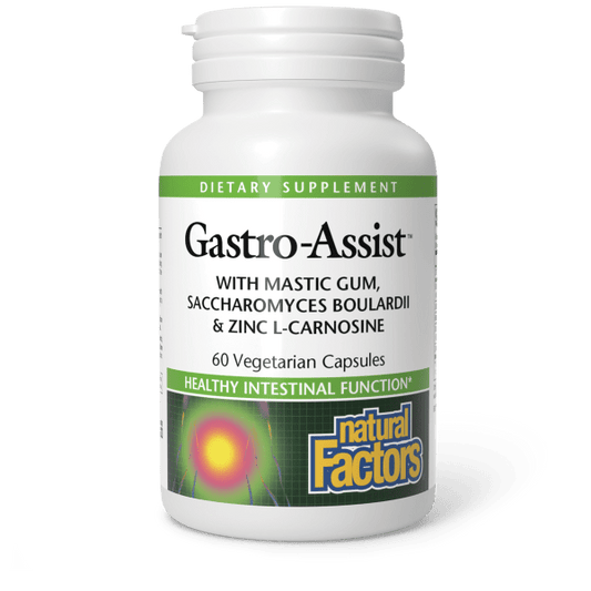 NATURAL FACTORS GASTRO-ASSIST 60 VEG CAPSULES