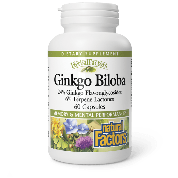 NATURAL FACTORS GINKGO BILOBA DOUBLE PACK 60 CAPSULE
