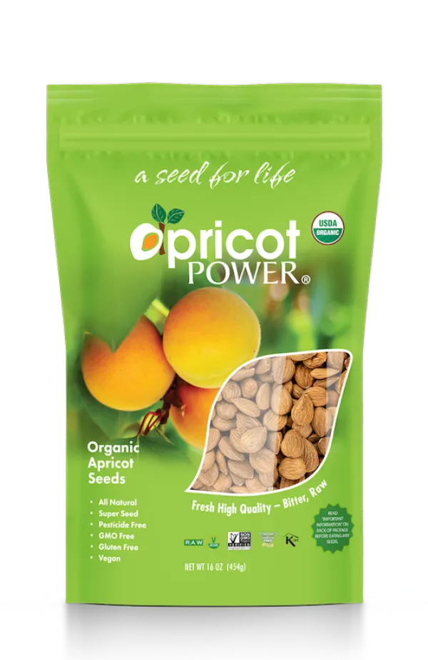 SEMILLAS DE ALBARICOQUE ORGÁNICO APRICOT POWER 16OZ (B45)