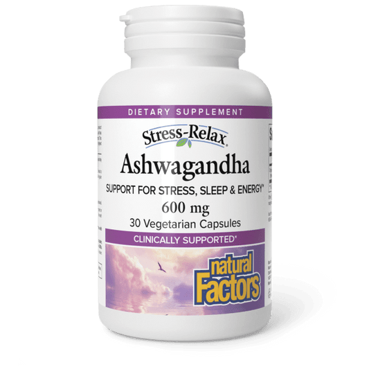 NATURAL FACTORS ASHWAGANDHA 600MG 30VCAPS