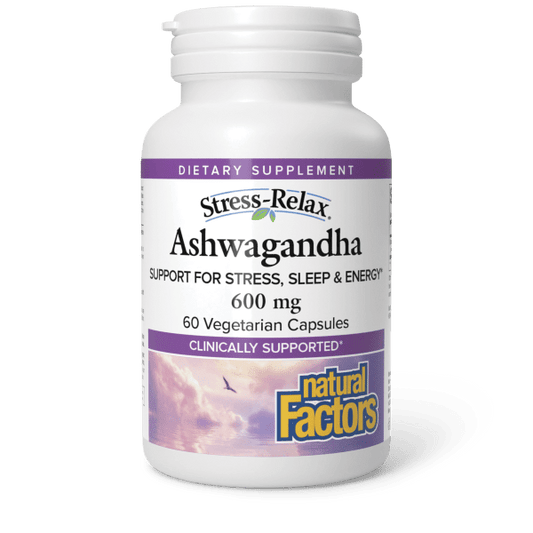 NATURAL FACTORS ASHWAGANDHA 600MG 60 VCAPS
