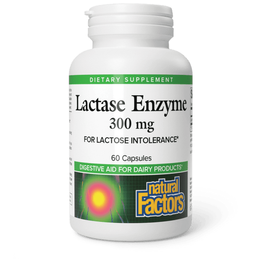 NATURAL FACTORS LACTASE ENZYME 60 CAPSULES