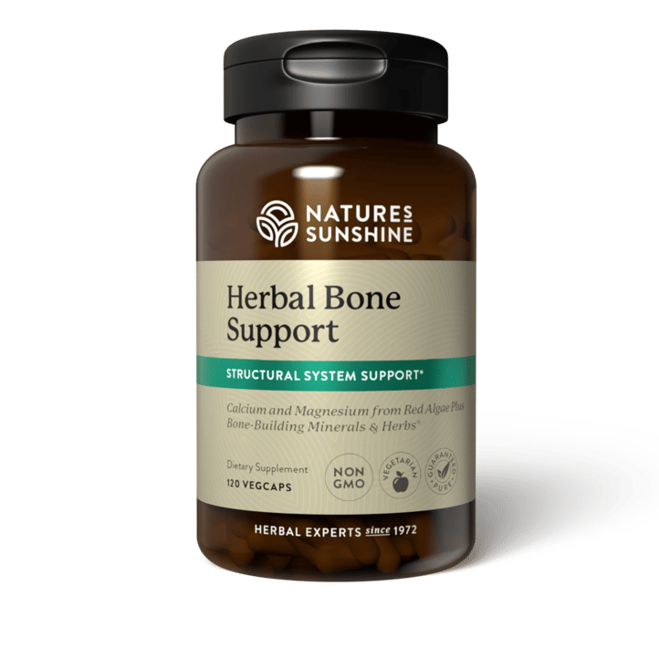 NATURES SUNSHINE HERBAL BONE SUPPORT 120 VEGCAPS
