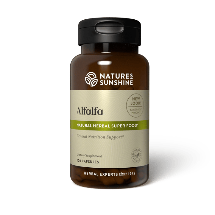 NATURE'S SUNSHINE ALFALFA 680 MG 100 CAPSULES