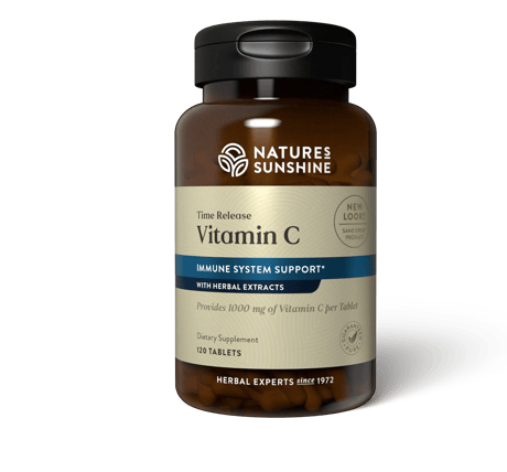 NATURE'S SUNSHINE VITAMIN C T/R 1000 MG 120 TABLETS