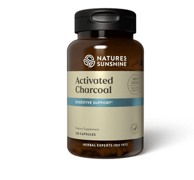 NATURES SUNSHINE ACTIVATED CHARCOAL 120 CAPSULES