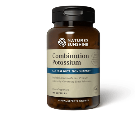 NATURES SUNSHINE COMBINATION POTASSIUM 180 CAPSULES