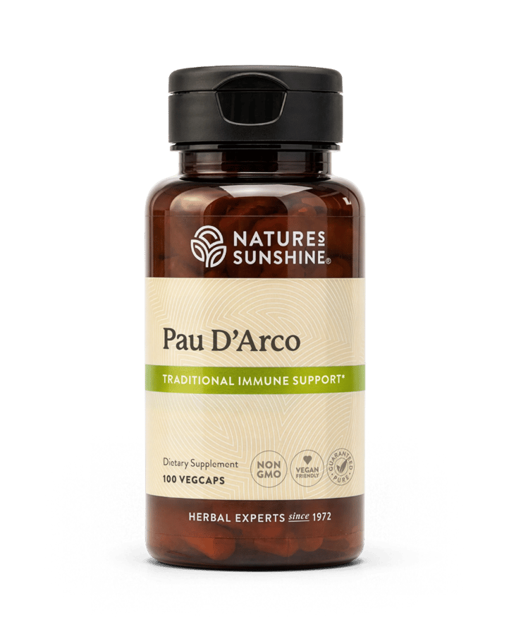 NATURE'S SUNSHINE PAU D'ARCO 1000 MG 100 VEGCAPS