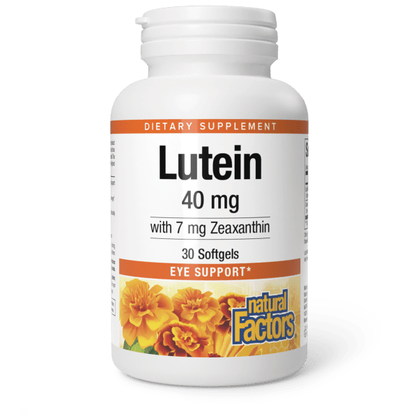NATURAL FACTORS LUTEIN 40MG 30 SOFTGELS