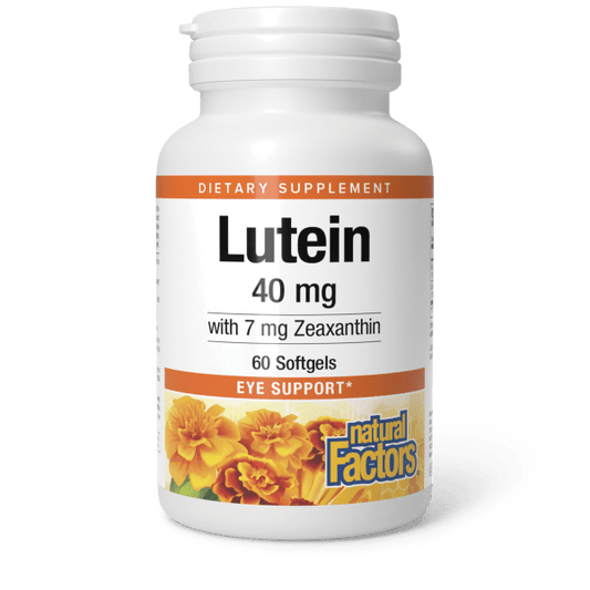 NATURAL FACTORS LUTEIN 40MG 60 SOFTGELS