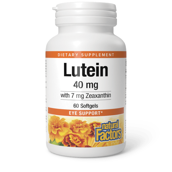 NATURAL FACTORS LUTEIN 40MG 60 SOFTGELS