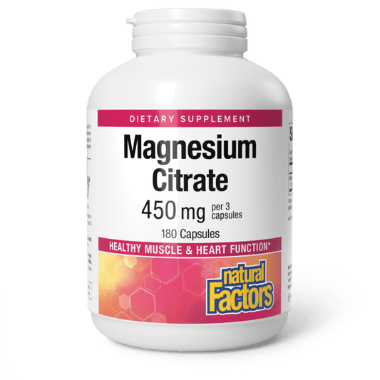 NATURAL FACTORS MAGNESIUM 150MG 180 CAPSULES