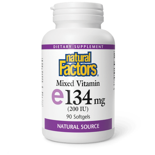 NATURAL FACTORS MIXED VITAMIN E 134MG 90SG