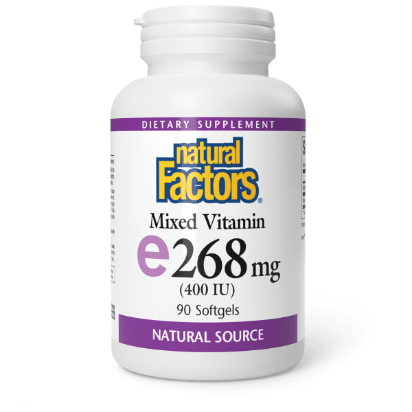 NATURAL FACTORS MIXED VITAMIN E 400IU 90 SOFTGEL