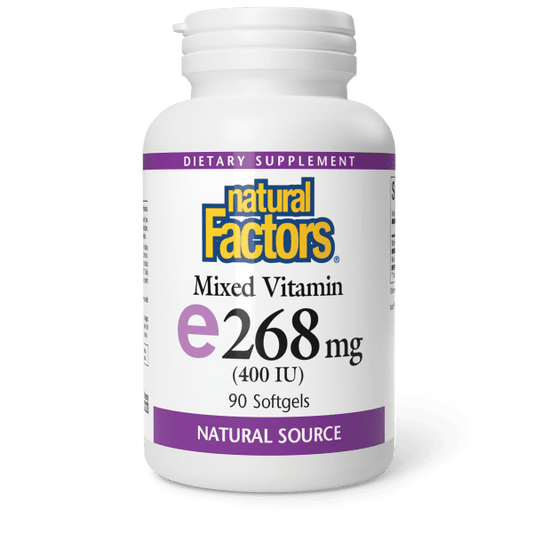 NATURAL FACTORS MIXED VITAMIN E 400IU 90 SOFTGEL