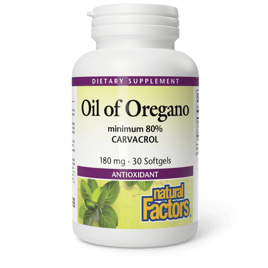 NATURAL FACTORS OIL OF OREGANO 30 SOFTGEL