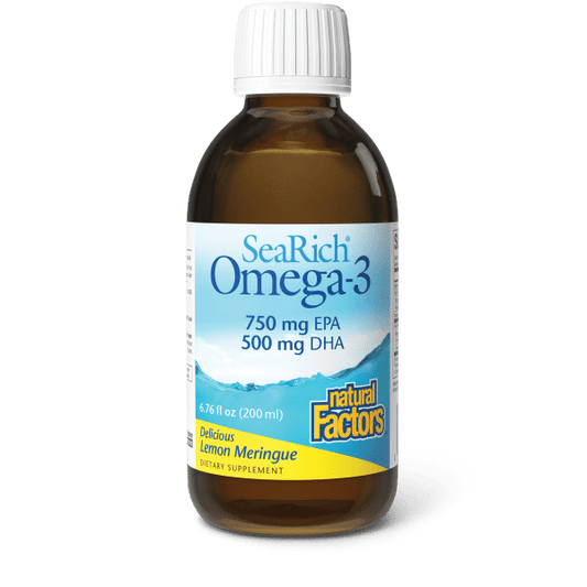 NATURAL FACTORS OMEGA-3 SEA RICH 750MG LEMON