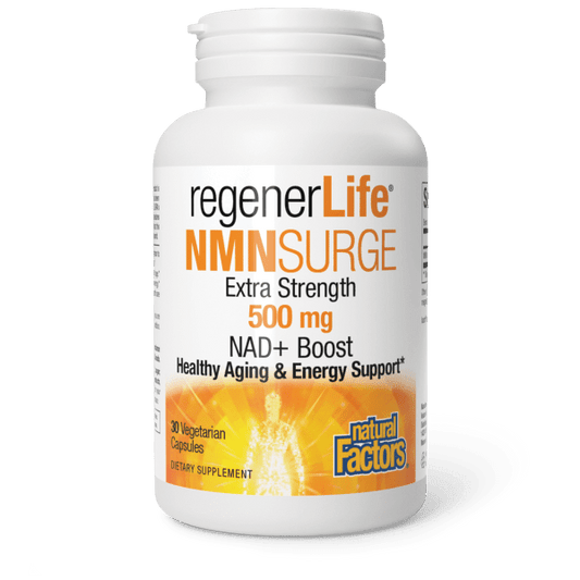 NATURAL FACTORS NMN SURGE EXTRA 500MG 30 CAPSULES
