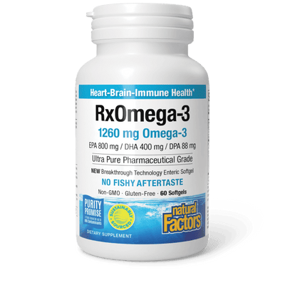 NATURAL FACTORS RX OMEGA-3 60 SOFTGELS
