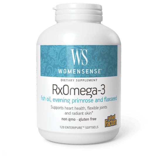 NATURAL FACTORS WOMEN SENSE RXOMEGA-3 120 SG