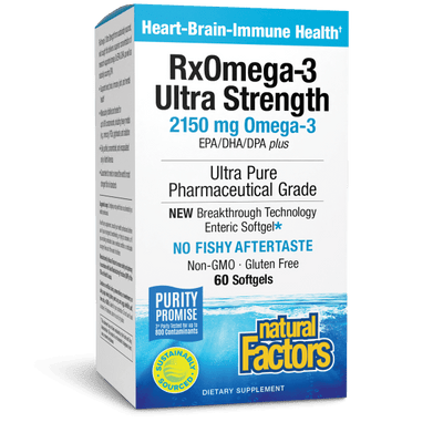 NATURAL FACTORS RX OMEGA ONE A DAY 900MG 60 SGELS