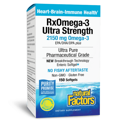NATURAL FACTORS RX OMEGA 3 ONEADAY SOFTGELS 150SG