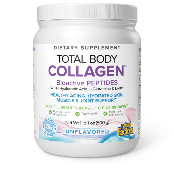 NATURAL FACTORS TOTAL BODY COLLAGEN UNFLAV 1LB 1OZ
