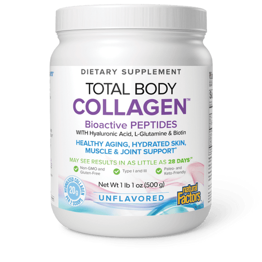 NATURAL FACTORS TOTAL BODY COLLAGEN UNFLAV 1LB 1OZ