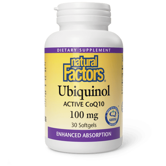 NATURAL FACTORS UBIQUINOL COQ10 100MG 30SG